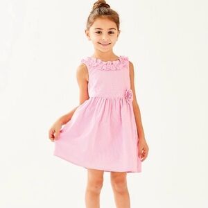 Lilly Pulitzer Girls Georgina Seersucker Dress
